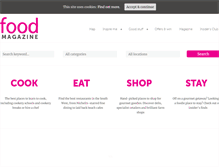 Tablet Screenshot of food-mag.co.uk